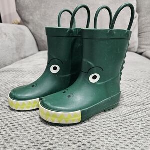 Toddler Alligator Rain Boots, 6T